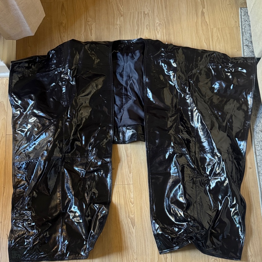 Same Leather Wrap Cape - image 3